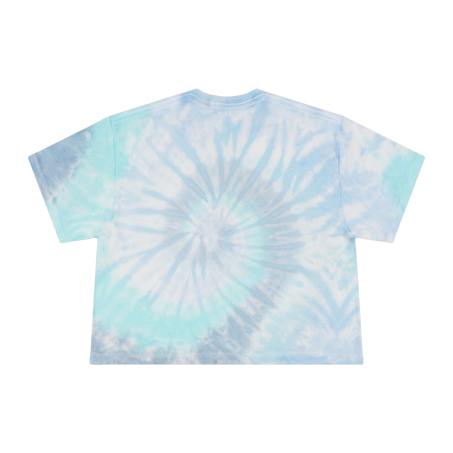 Tie-Dye Crop Tee — Pastel Spiral