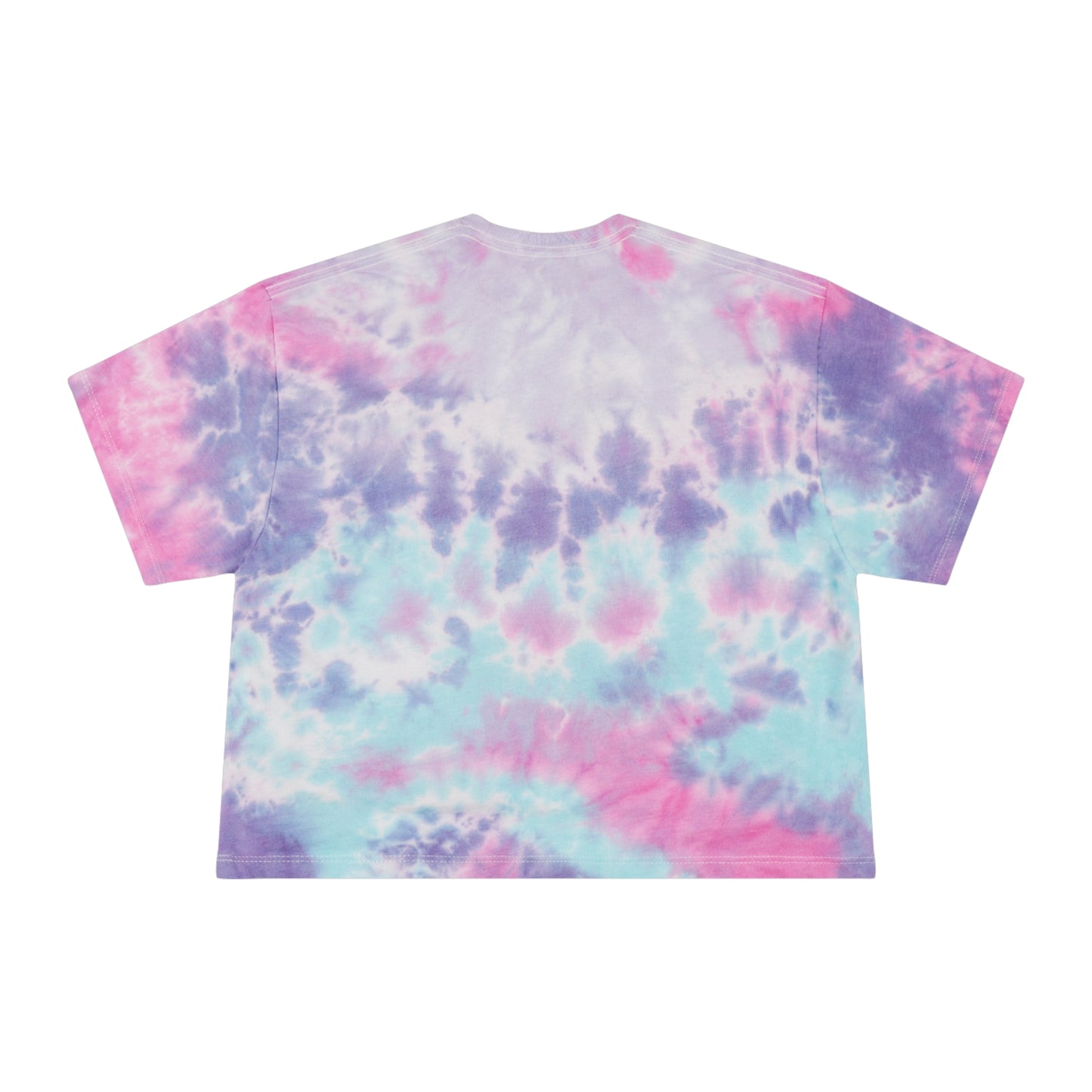 Tie-Dye Crop Tee — Pastel Spiral