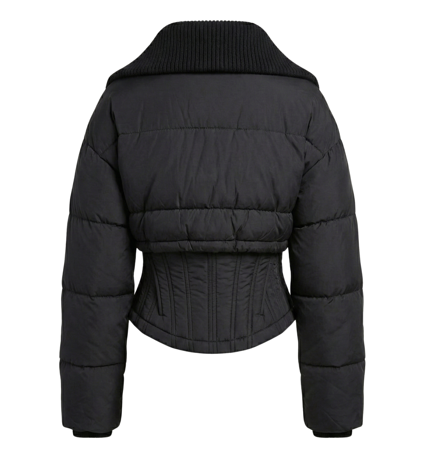 Women’s Quilted Cropped Bomber Jacket – SOHO FORM